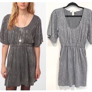 UO Staring at Stars Gray Sequin Dress size small